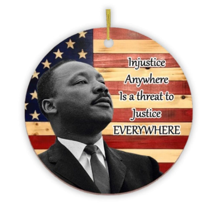 Dr. Martin Luther King Jr MLK Quote Ornament Ceramic Ornament OrnamentallyYou 