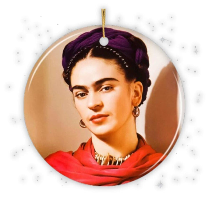 Frida Kahlo Ornament Ceramic Ornament OrnamentallyYou 