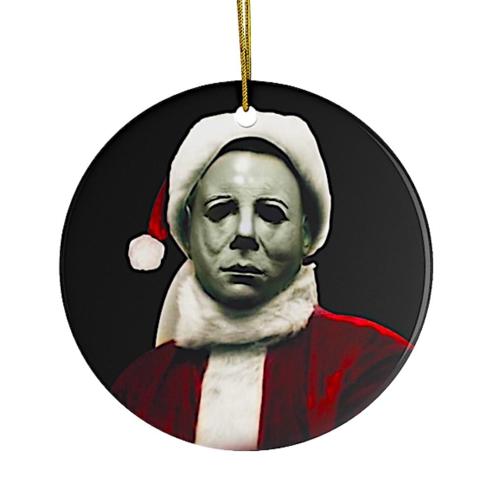 Michael Myers Christmas Ornament Ceramic Ornament OrnamentallyYou 