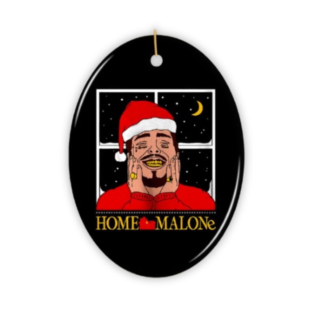 Home Malone Christmas Ornament Ceramic Ornament OrnamentallyYou 