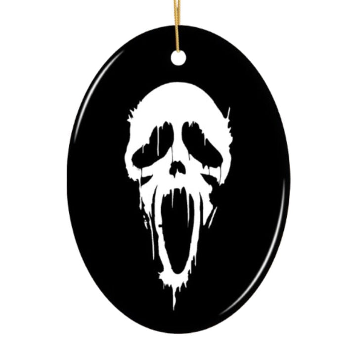 Scream Horror Ornament Ceramic Ornament OrnamentallyYou 