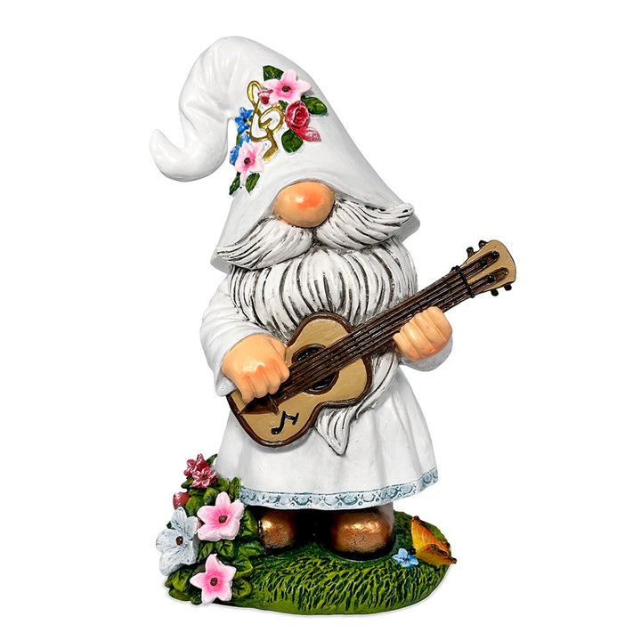 Elegant Serenader Garden Statue, 8" Romantic Musician Figurine Outdoor Decor Resin Statues OrnamentallyYou 