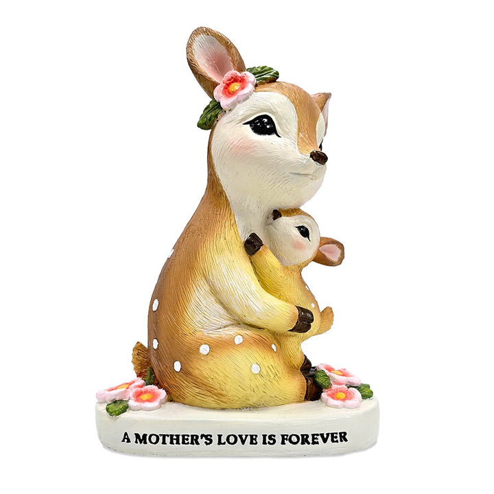 Mother's Love Sentimental Deer and Fawn Figurine, 7" Tabletop Statue and Encouraging Gift for Mom Resin Statues OrnamentallyYou 