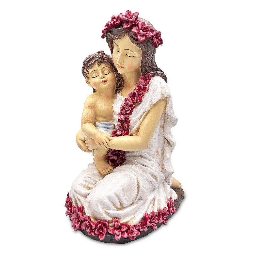 A Mother's Embrace Figurine, Child and Mom Statue| OrnamentallyYou