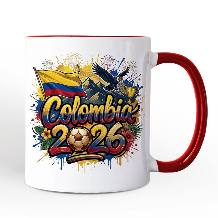 Colombia 2026 Soccer Cup Global Championship Mug, Football Fans Gift Personalized Ceramic Mug OrnamentallyYou 