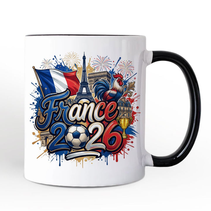 France 2026 Soccer Cup Global Championship Mug, Football Fans Gift Personalized Ceramic Mug OrnamentallyYou 