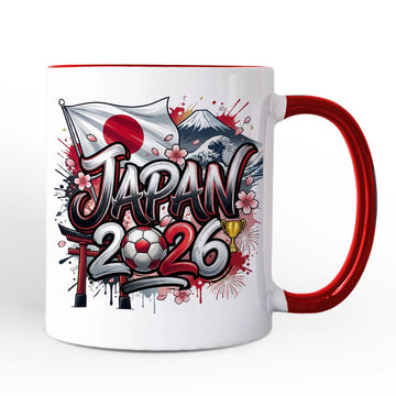 Japan 2026 Soccer Cup Global Championship Mug, Football Fans Gift Personalized Ceramic Mug OrnamentallyYou 