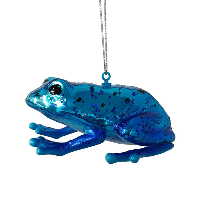 Poison Dart Frog Glass Christmas Ornament, Gift for Exotic Animal Lovers Glass Ornament OrnamentallyYou 