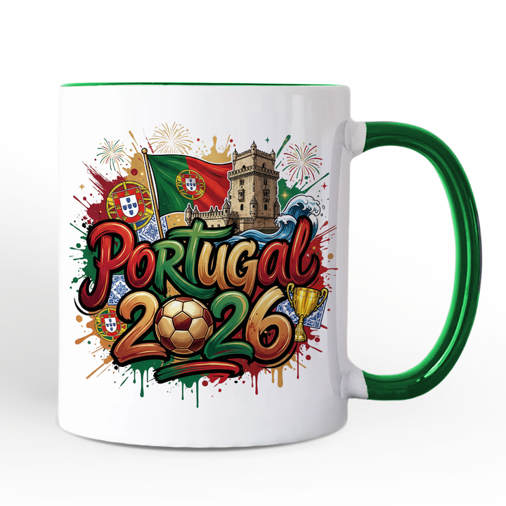 Portugal 2026 Soccer Cup Global Championship Mug, Football Fans Gift