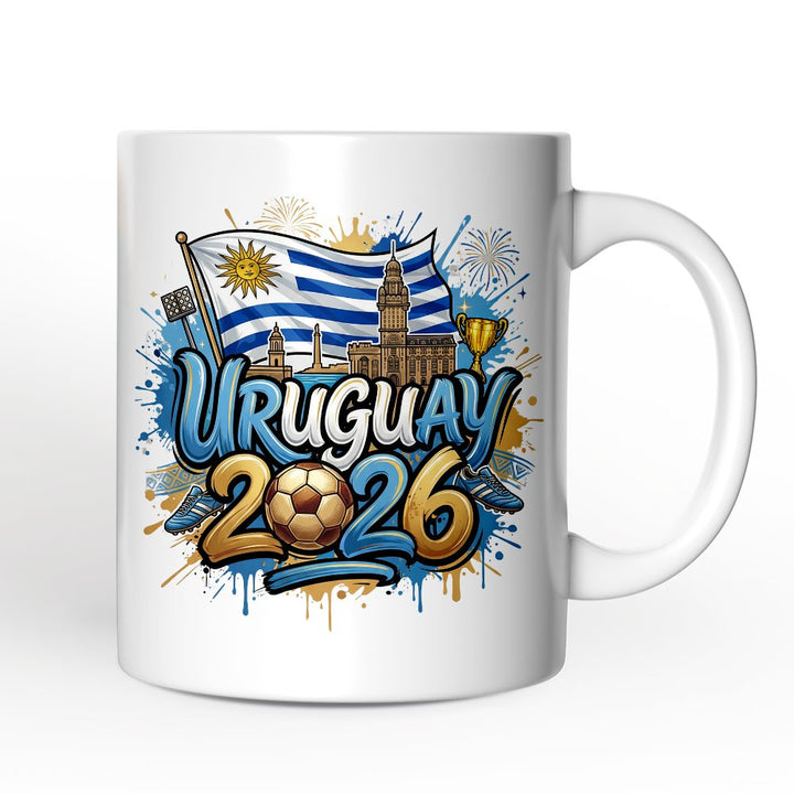 Uruguay 2026 Soccer Cup Global Championship Mug, Football Fans Gift Personalized Ceramic Mug OrnamentallyYou 