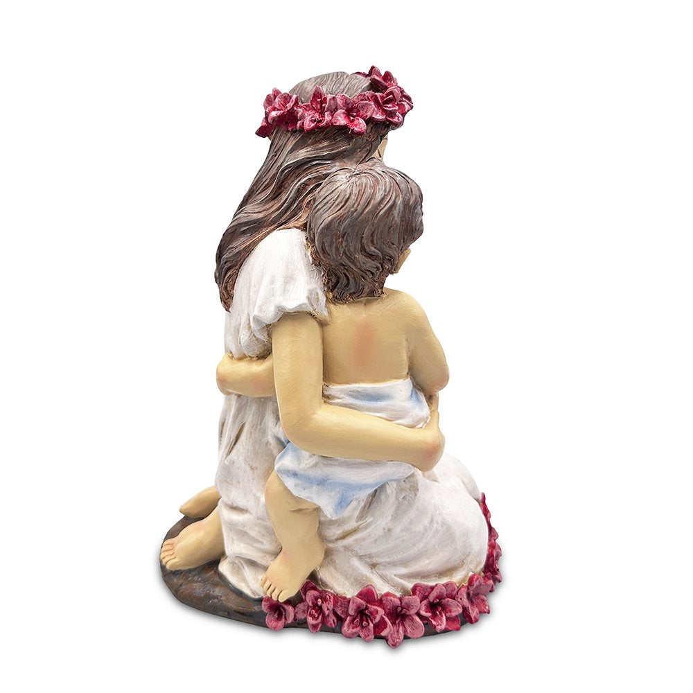 (Pre-Order) A Mother’s Embrace Figurine, 8" Child and Mom Heartwarming Tabletop Statue Decoration Resin Statues OrnamentallyYou 