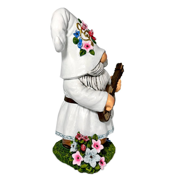 Elegant Serenader Garden Statue, 8" Romantic Musician Figurine Outdoor Decor Resin Statues OrnamentallyYou 