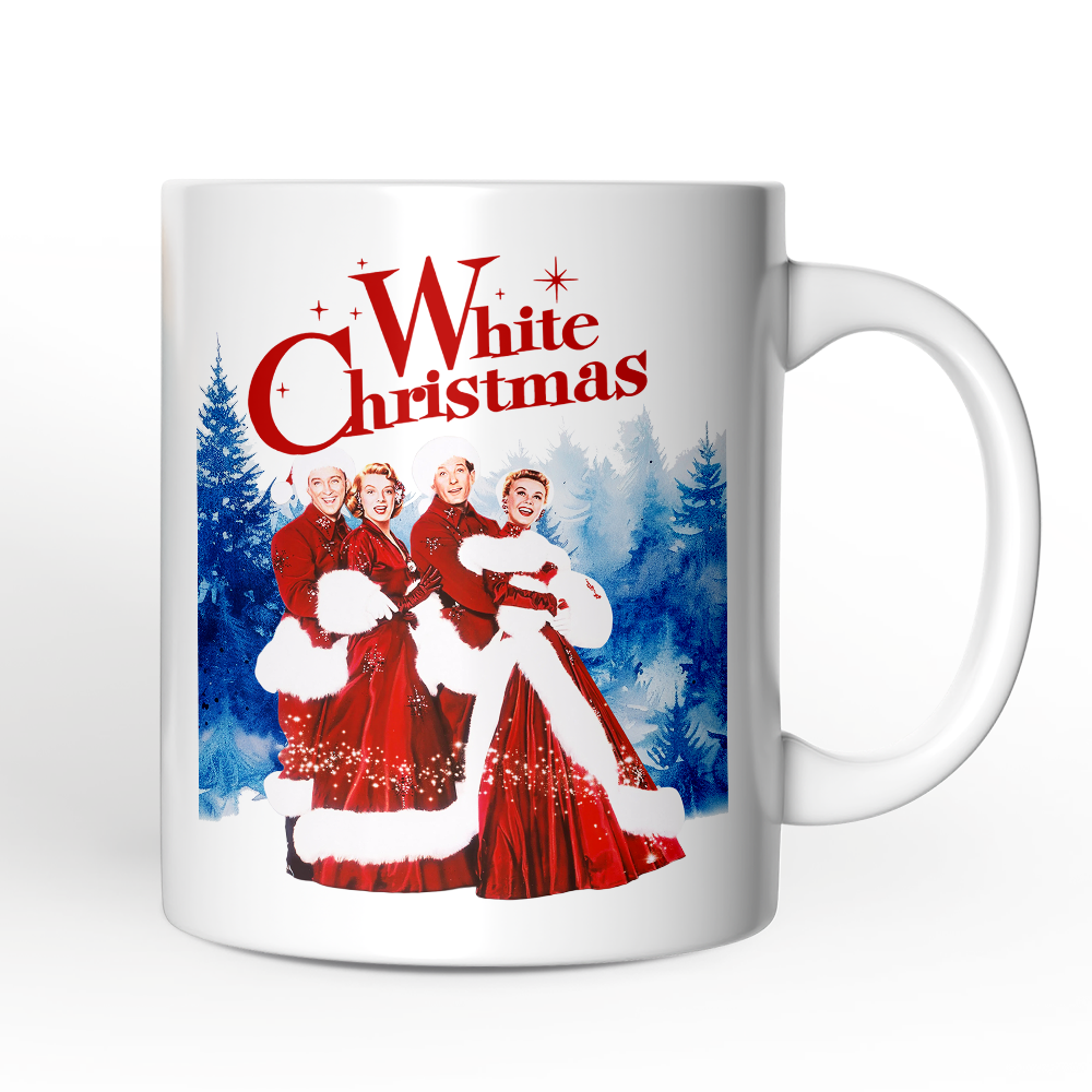 I’m Dreaming of a White Christmas Personalized Mug, 1954 Classic Holiday Inn Movie Gift with Custom Name