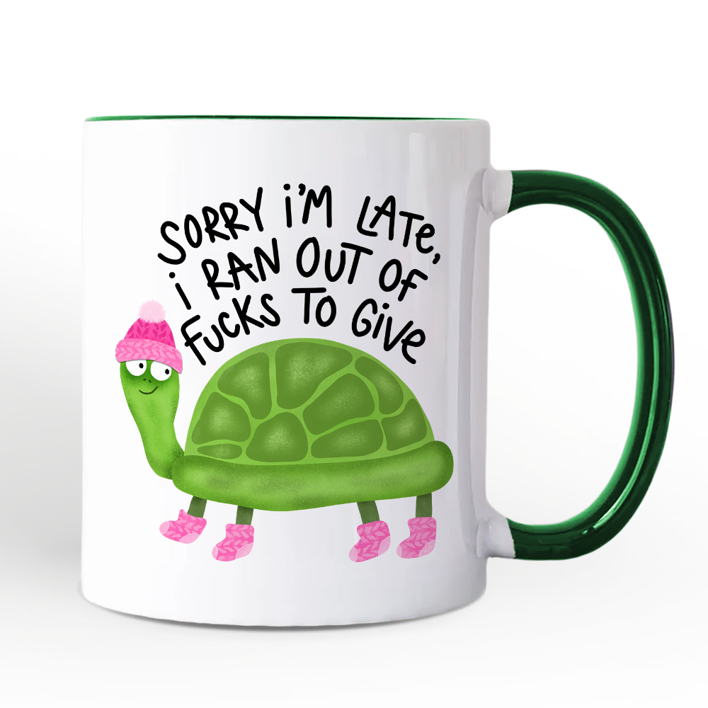 Sarcastic Turtle Mug, Sassy Funny Animal Gift