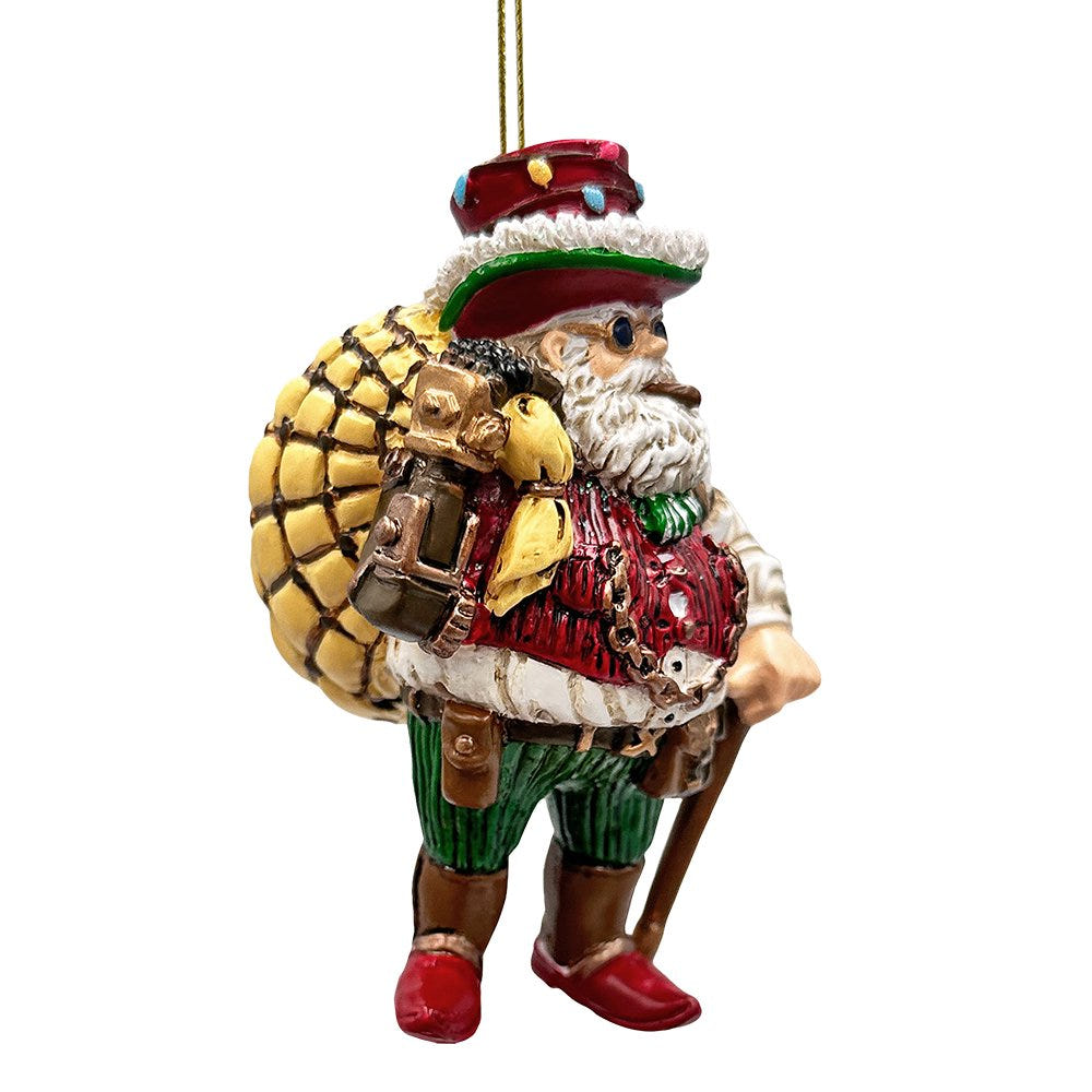 Steampunk Santa the Jolly Inventor Ornament, Victorian Christmas Decor Resin Ornaments OrnamentallyYou 