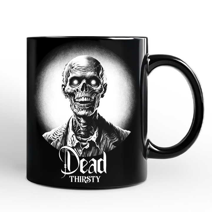 Zombie Spooky Portrait Personalized Mug Horror Villain Theme Halloween Gift with Custom Name