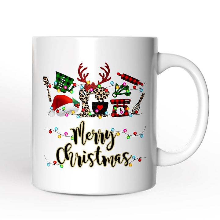Personalized Mug Baker Buffalo Plaid Christmas, Baking Gift Personalized Ceramic Mug OrnamentallyYou 12oz Mug Non-Custom 