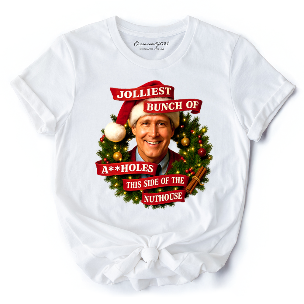 Jolliest Bunch of Assholes T-Shirt, Griswold’s Family Christmas Vacation Tee