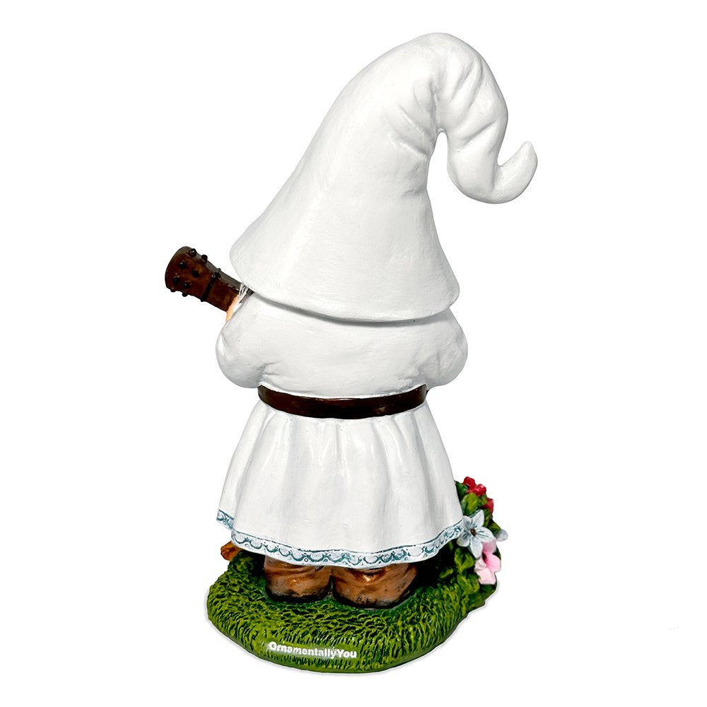 Elegant Serenader Garden Statue, 8" Romantic Musician Figurine Outdoor Decor Resin Statues OrnamentallyYou 