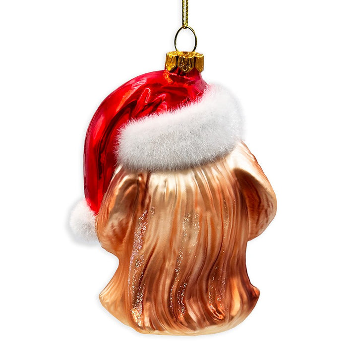 Golden Retriever Glass Christmas Ornament, Labrador Tree Decoration Glass Ornament OrnamentallyYou 