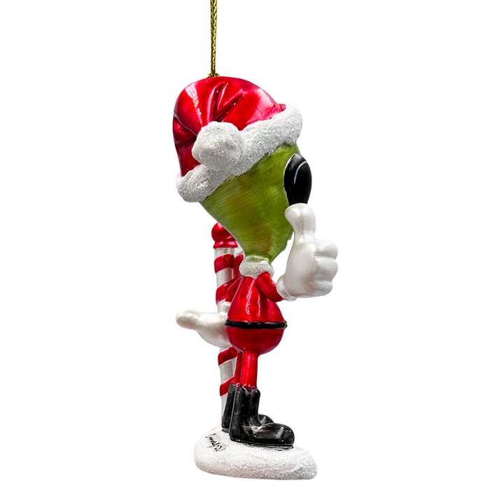 (Pre-Order) Greetings Earthlings Alien Ornament, Unique UFO Christmas Decor