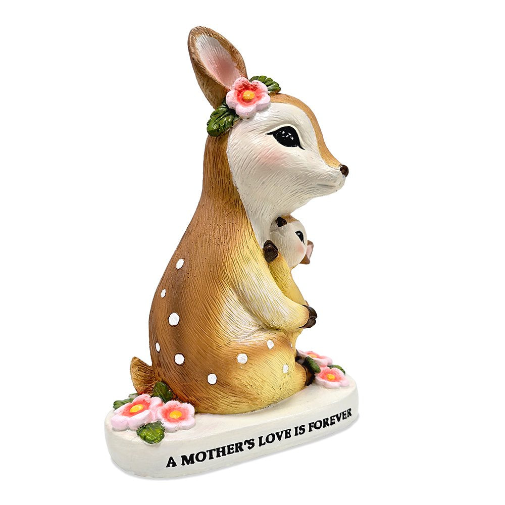 Mother's Love Sentimental Deer and Fawn Figurine, 7" Tabletop Statue and Encouraging Gift for Mom Resin Statues OrnamentallyYou 