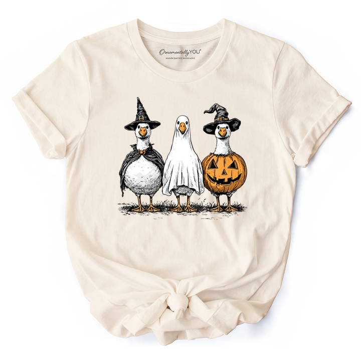 Haunting Honkers Goose T-Shirt, Funny Halloween Costumes Tee