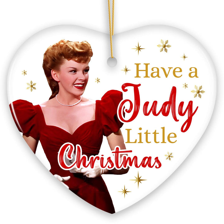 Have a Judy Little Christmas Ornament, Vintage Meet Me in St. Louis Ceramic Ornament OrnamentallyYou 