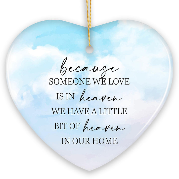 Heaven in Our Home Ornament, In Loving Memory Christmas Gift