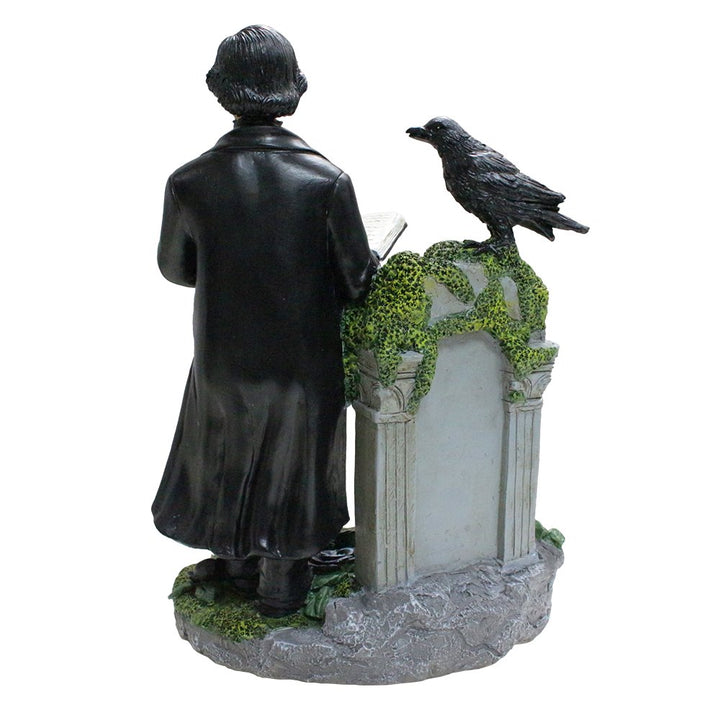 (Pre-Order) Edgar Allan Poe Handpainted 9" Figurine, Horror Home Statue Decoration Resin Statues OrnamentallyYou 