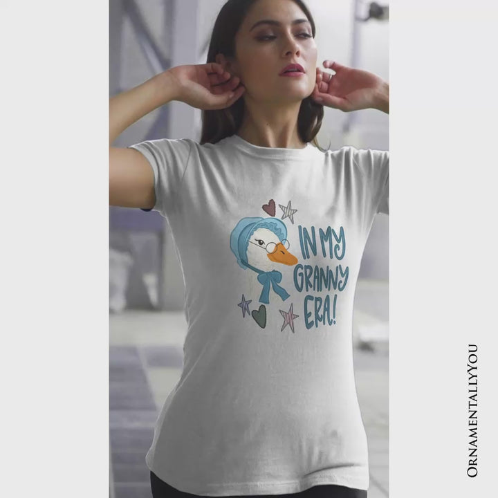 In My Granny Era Goose T-Shirt, Funny Grandma Doodle Tee