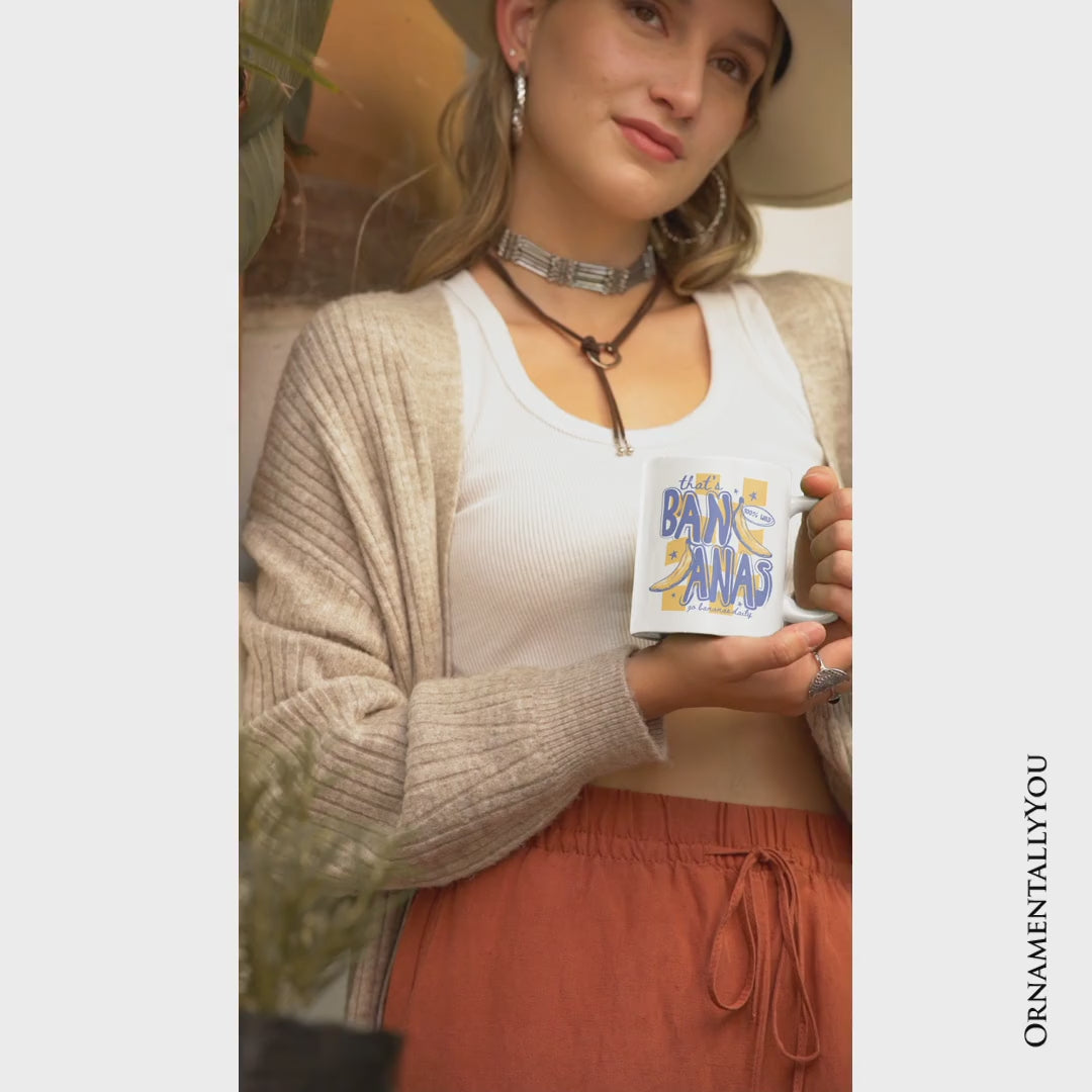 That's Bananas Summer Mug, Funny Tropical Fruit Gift