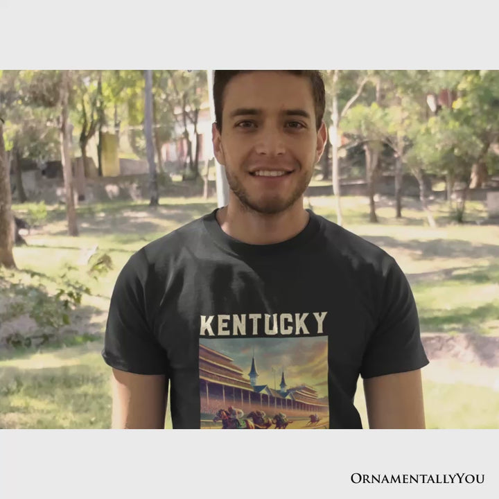 Iconic Kentucky State Horse Racing T-Shirt, Churchill Downs Tee and Derby Heritage Souvenir