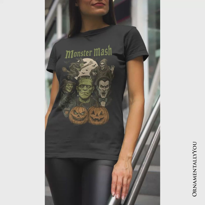 Monster Mash Classic T-Shirt, Halloween Monsters Tee for The Spooky Season
