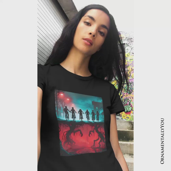 Upside Down Hell Under Earth Vintage T-Shirt, Pop Culture Classic