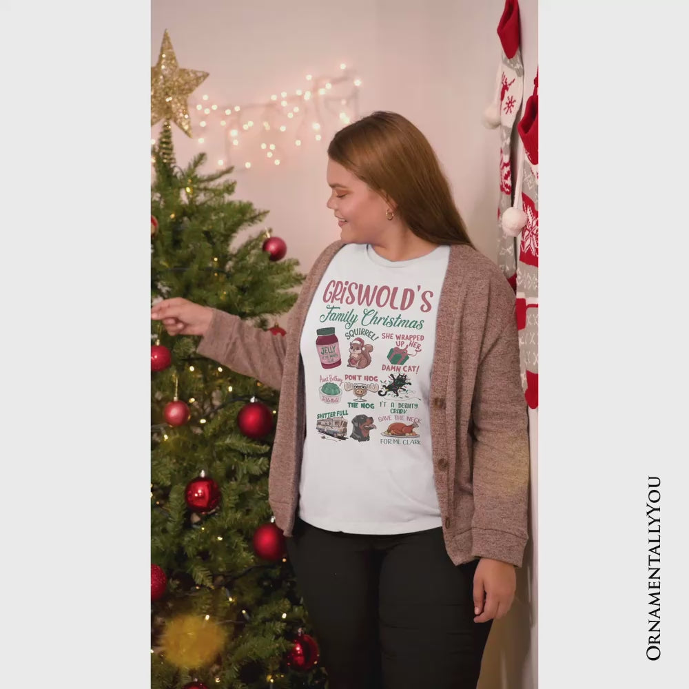 Griswold’s Family Christmas T-Shirt, Funny Retro Vacation Movie Quote Tee