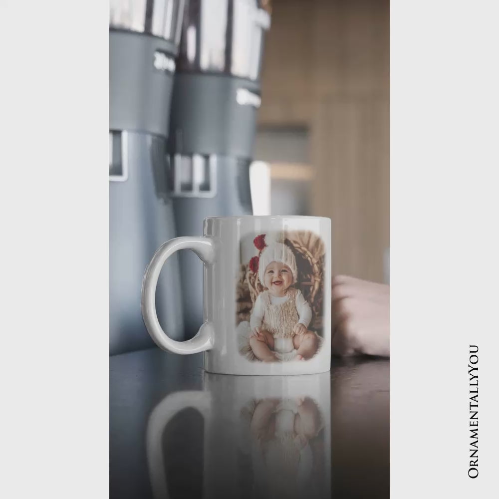 Custom Photo Mug For Grandmother Personalized Mug, I Love You Grandma Gift With Custom Name