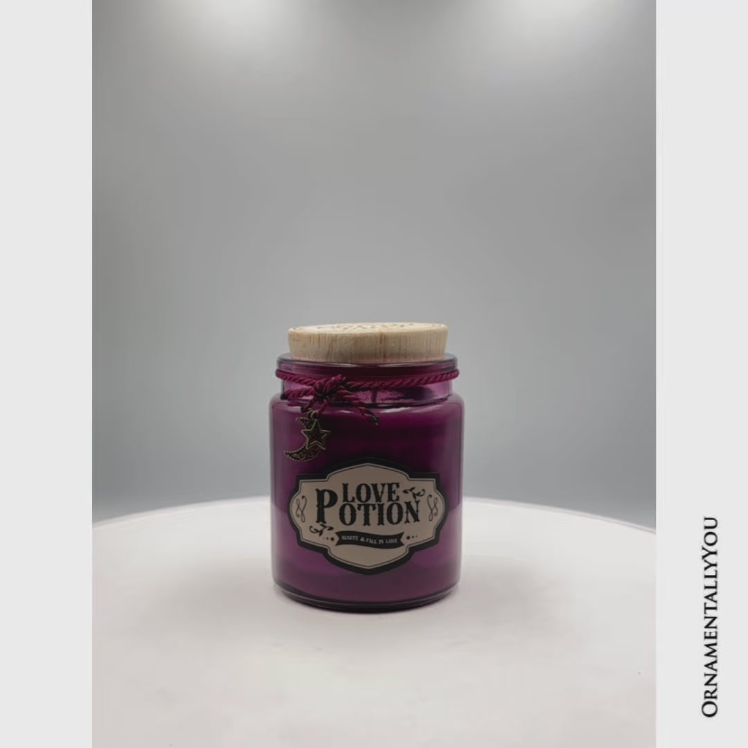 Love Potion Romantic Candle, Valentine Decor