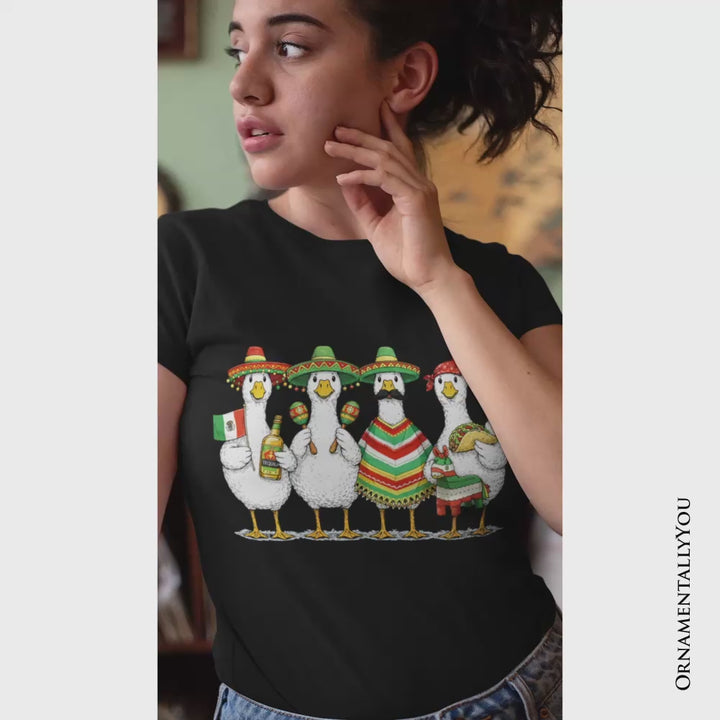 Cinco De Mayo Goose Mexican T-Shirt, Funny Fiesta Tee
