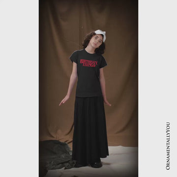 Kids Birthday Things Retro T-Shirt, Horror Bday Youth Tee