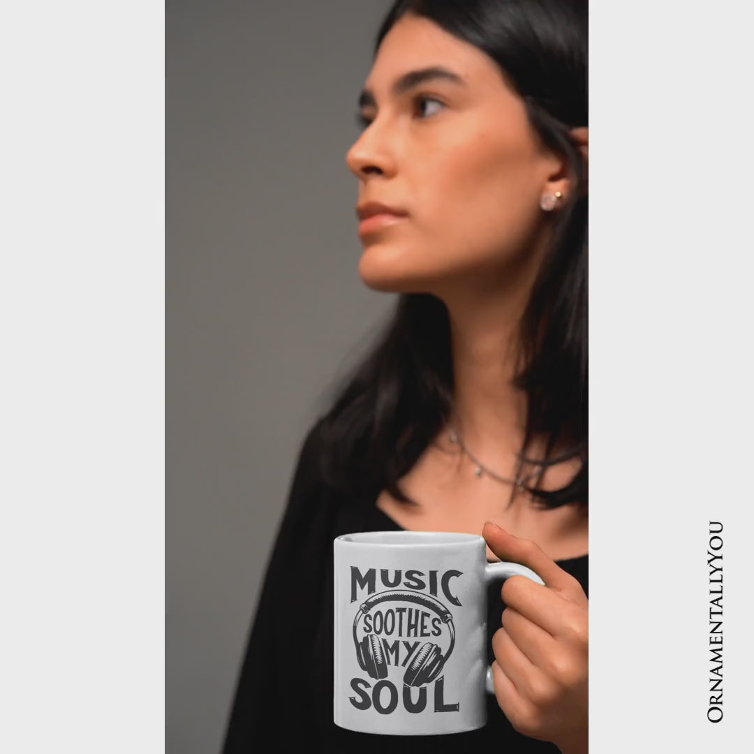 Music Soothes My Soul Mug, Festival Concert Gift