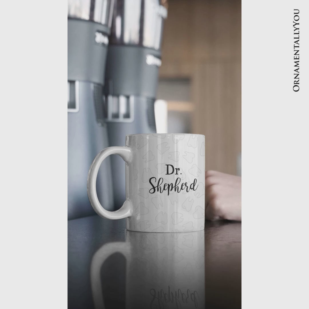 Dentist Personalized Mug, Dental Assistant Teeth Custom Gift