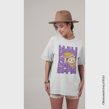 Teaching My Little Dumplings T-Shirt, Cute Teacher Kawaii Dumpling Tee