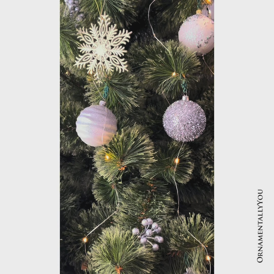 Snowy the Polar Bear Plushie, Cute Kids’ 12" Christmas Stuffed Toy, Santa Hat and Candy Cane