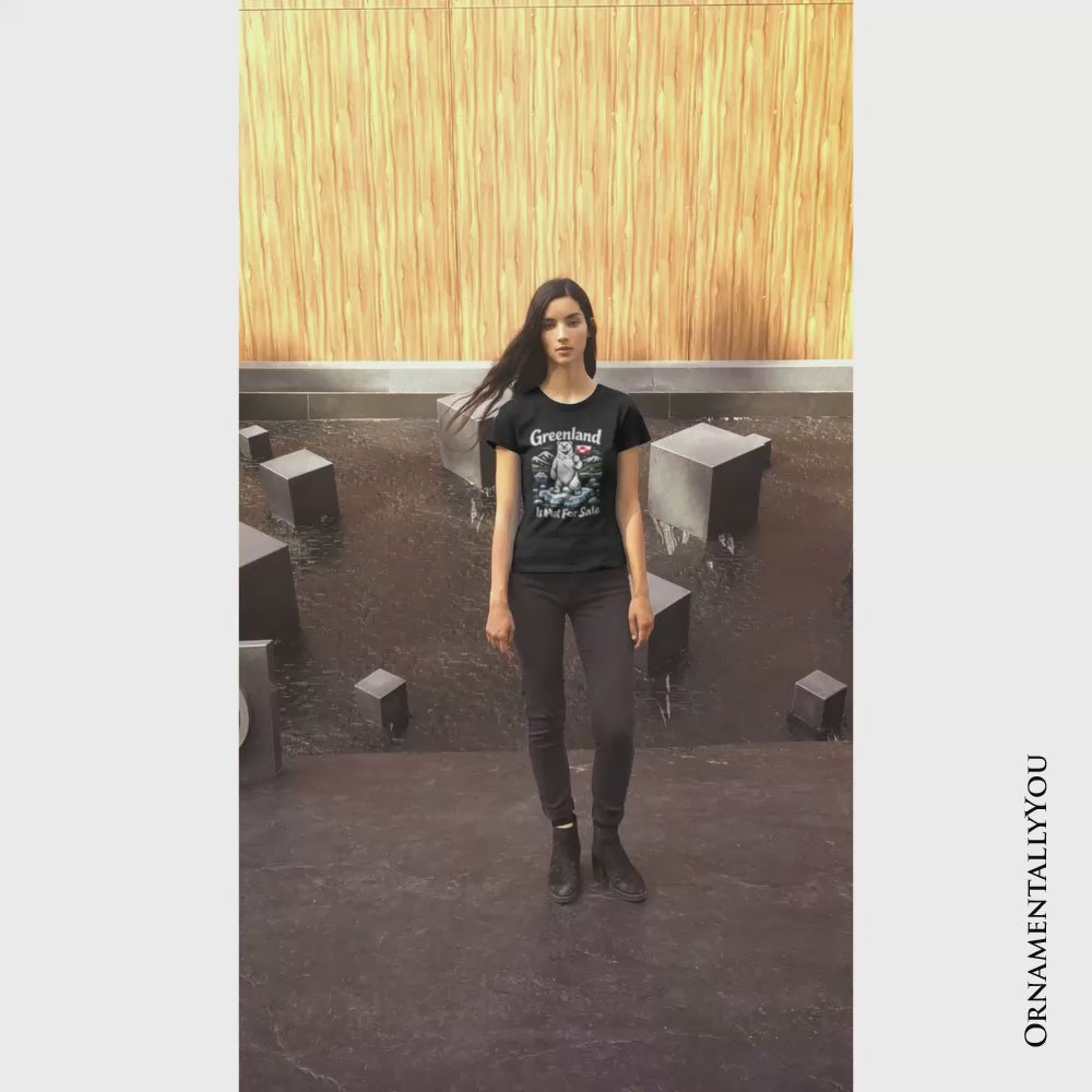 Greenland Is Not For Sale T-Shirt, Protest Tee
