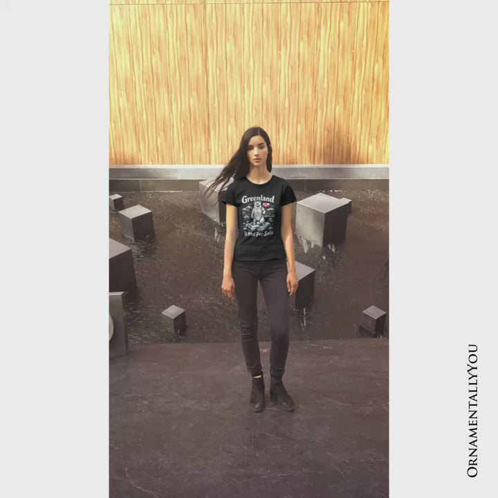 Greenland Is Not For Sale T-Shirt, Protest Tee