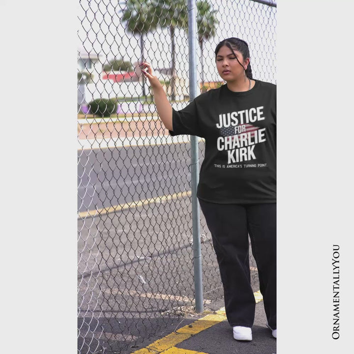 Justice For Charlie Kirk Prayers T-Shirt, Activist Tee