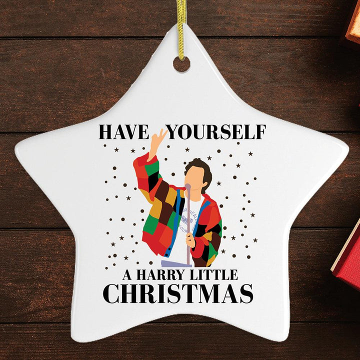 Have Yourself a Harry Little Christmas Ornament Ceramic Ornament OrnamentallyYou 