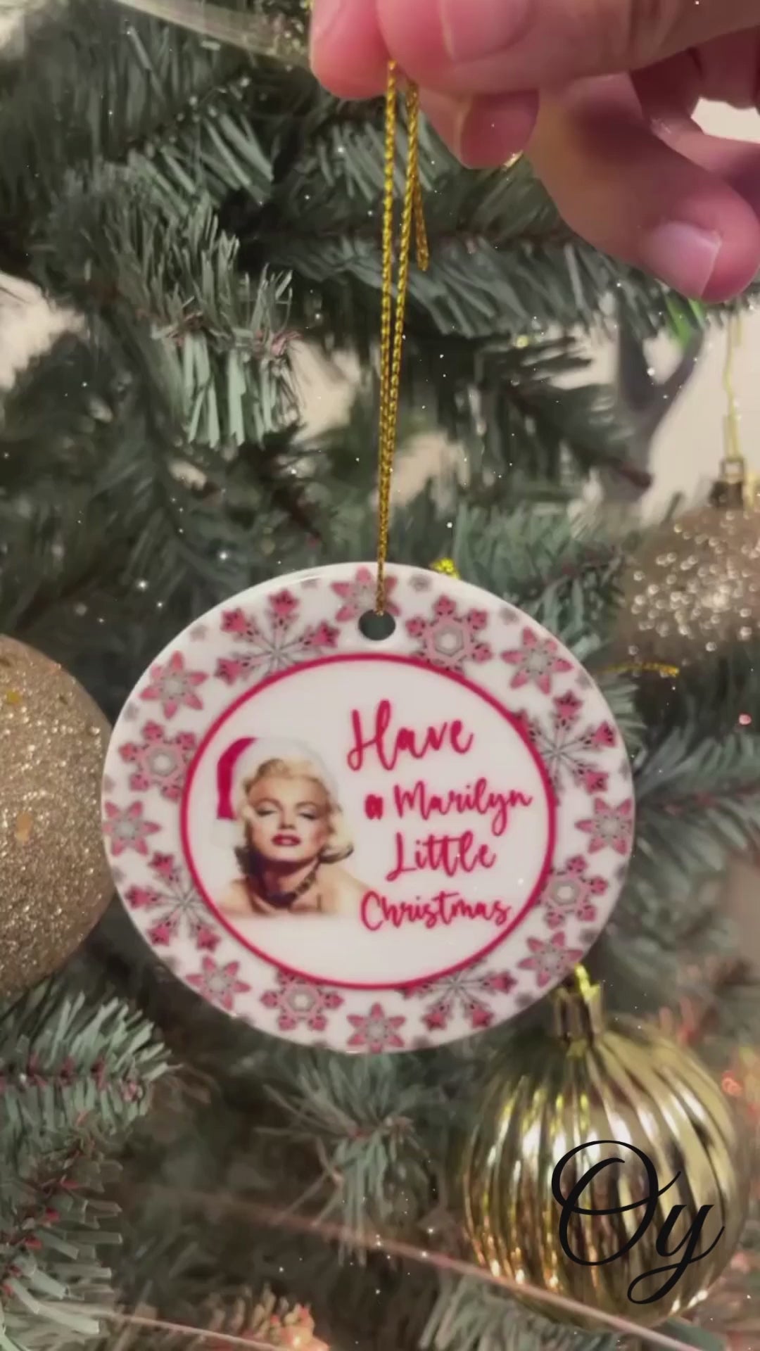Have a Marilyn Little Christmas Ornament