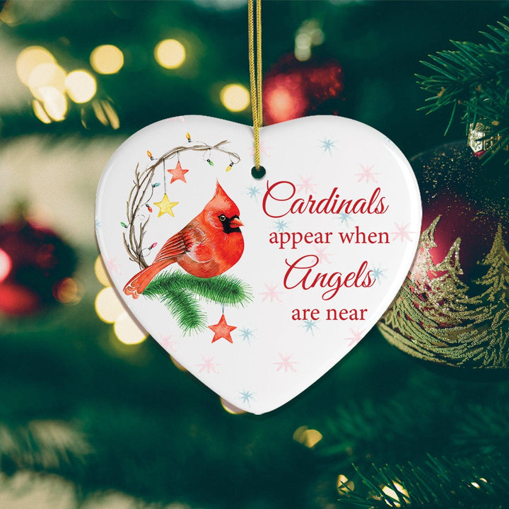 Cardinals Appear When Angels Are Near Holiday Edition Memorial Ornament Ornament OrnamentallyYou 